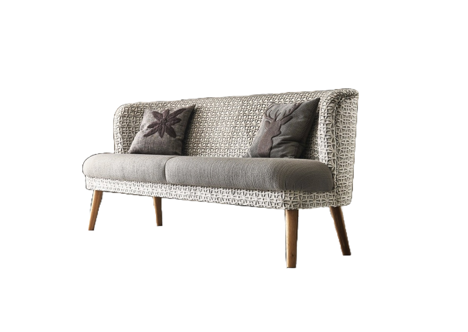 Tischsofa Küchensofa Lounge 177x73 Beige Grau