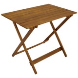Klapptisch 90 x 60 x 74 cm Akazie
