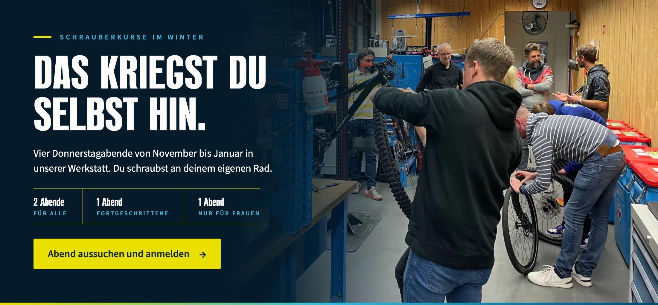 Schrauberkurse im Winter bei BIKEBOX in Rottweil-Neufra: Das kriegst du selbst hin