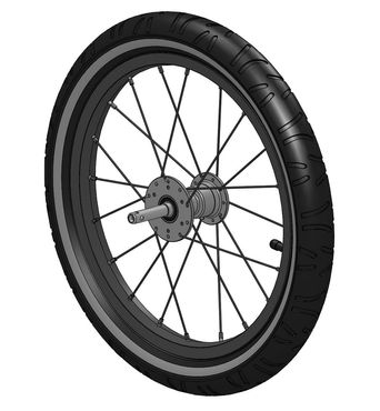 Croozer Laufrad 16" links Cargo Kalle / Cargo Pakko Croozer Laufrad 16" links Cargo Kalle / Cargo Pakko