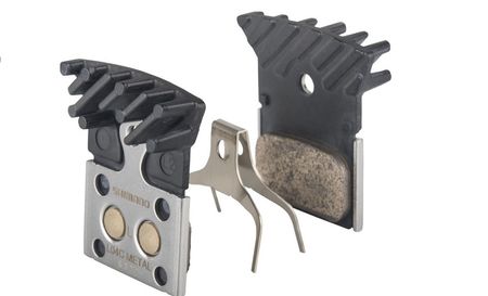Shimano Scheibenbremsbelag L04C Metall mit Kühlrippen Shimano Scheibenbremsbelag L04C Metall mit Kühlrippen