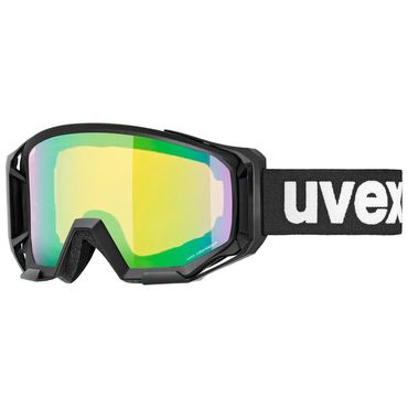 uvex athletic CV bike black mat SL/blue-green Skibrille