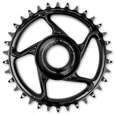 e*thirteen e*spec Direct Mount Kettenblatt, Shimano E8000, 53mm Kettenlinie, Black e*thirteen e*spec Direct Mount Kettenblatt, Shimano E8000, 53mm Kettenlinie, Black
