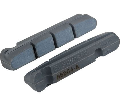 Shimano Felgenbremsbelag R55C4 für Cartridge Bremsschuh Shimano Felgenbremsbelag R55C4 für Cartridge Bremsschuh