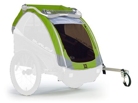 Verdeck für Burley Solo grün ab 2013 Fahrradanhänger 