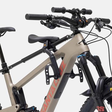 Kids Ride Shotgun Pro 2.0 MTB Front Kindersitz/Lenker Combo Set, black