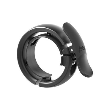 Knog Oi Prima Large Fahrradklingel, 23.8 - 31.8mm, anthracite/black