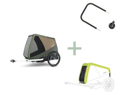 Croozer Flex & Go - Dog Tammo Hundeanhänger - Vorteilspaket