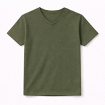 Findly V-Ausschnitt T-Shirt Grün