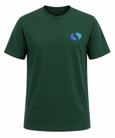 Herre-T-Shirt-gru--ne-flache-Brezel.png Die grüne flache Brezel