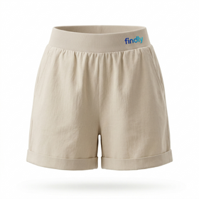 Damen-Shorts-Beige.png Die helle beige Zuckerkruste