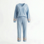 Die zarte blaue Vanilleform