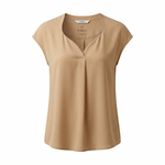 Die helle beige Vanilleschicht
