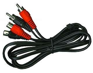Couplage de prise audio d'extension RCA de 10 m