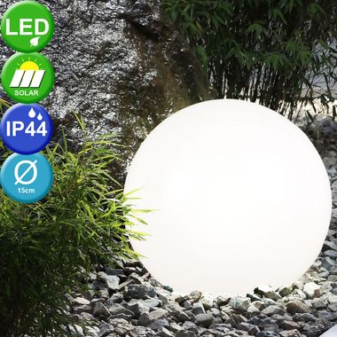 Solar Außenlampe mit Erdspieß Solar und 2 LEDs inklusive
