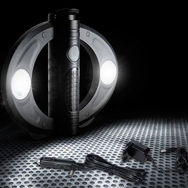 LED Arbeitsleuchte ENTERPRISE aus schwarzem Kunststoff