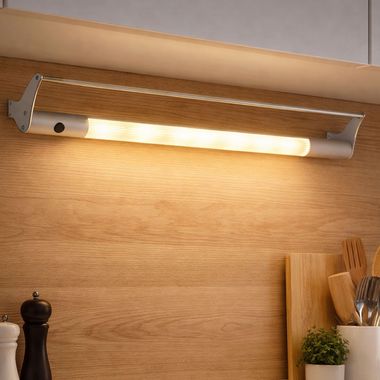 Unterbauleuchte, Alu gebürstet, Schalter, L 59 cm