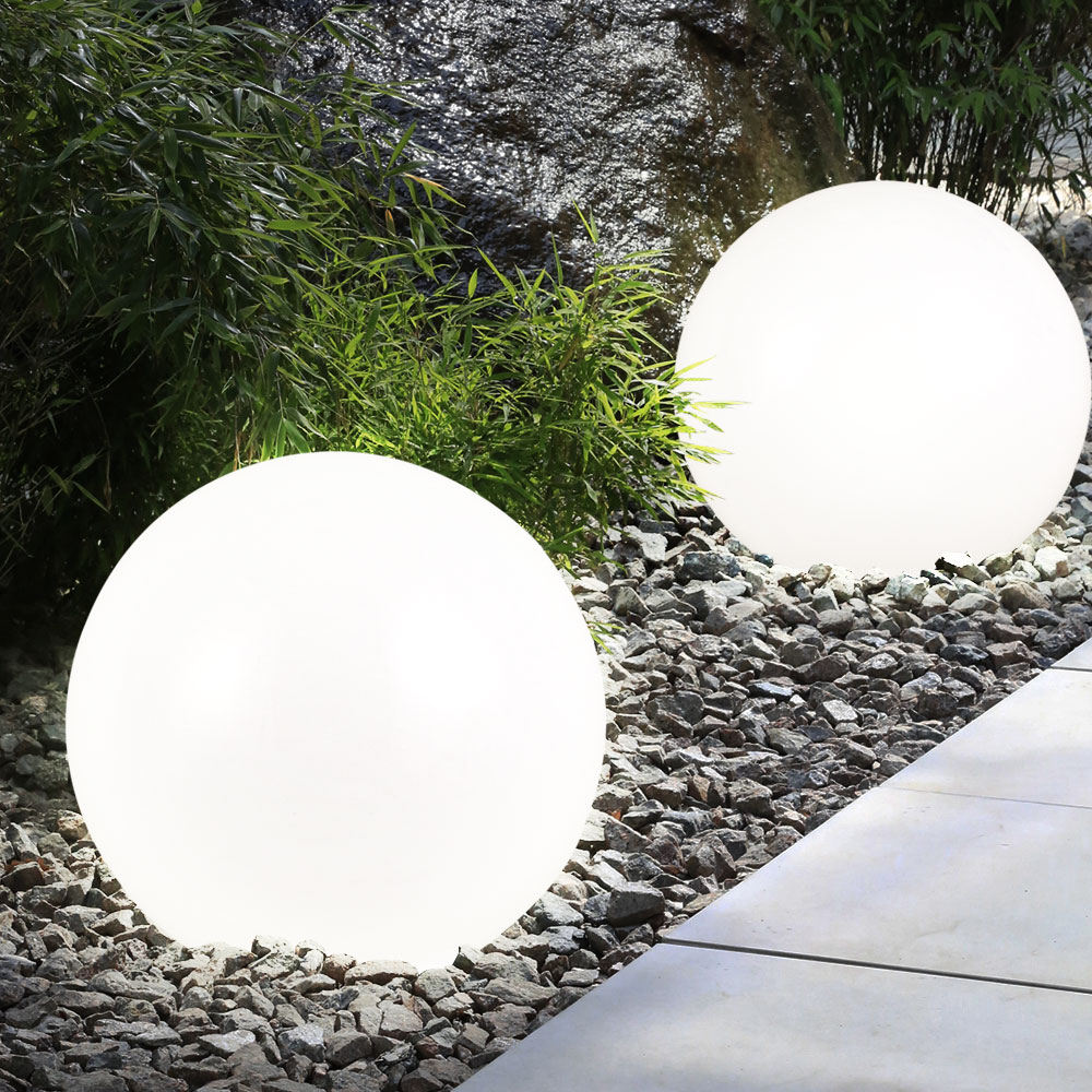 2x Moderne Solar Außenleuchten für Ihren Garten
