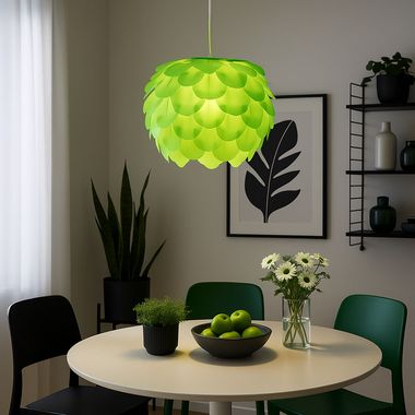 Design hanglamp van staal om in elkaar te klikken