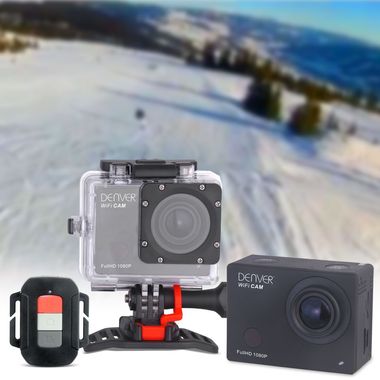 Full HD action cam, microfoon, sportcamera