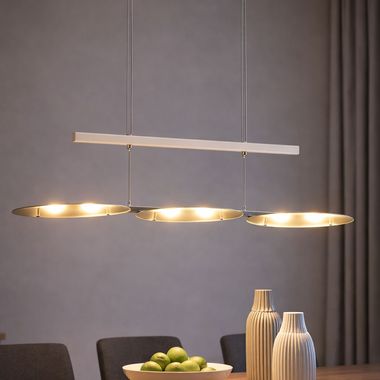 Aluminum LED suspension lamp with 1260 lumens
