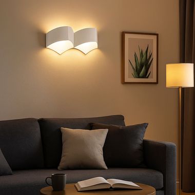Design Wandleuchte 2flg WOFI 4340.02.06.0000