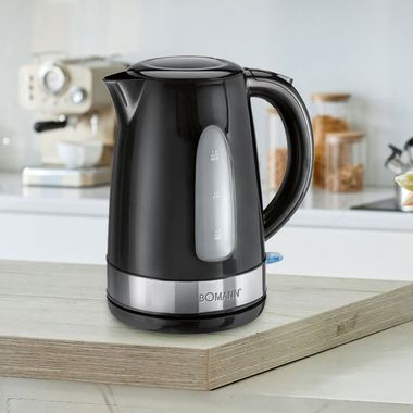 Bouilloire sans fil, 2200W, connecteur 360°, 1,5 L