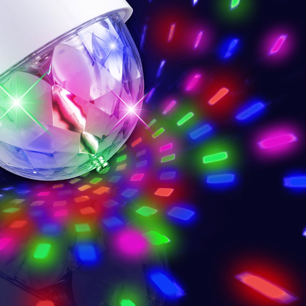 LED Pendelleuchte mit LED Disco-Leuchtmittel