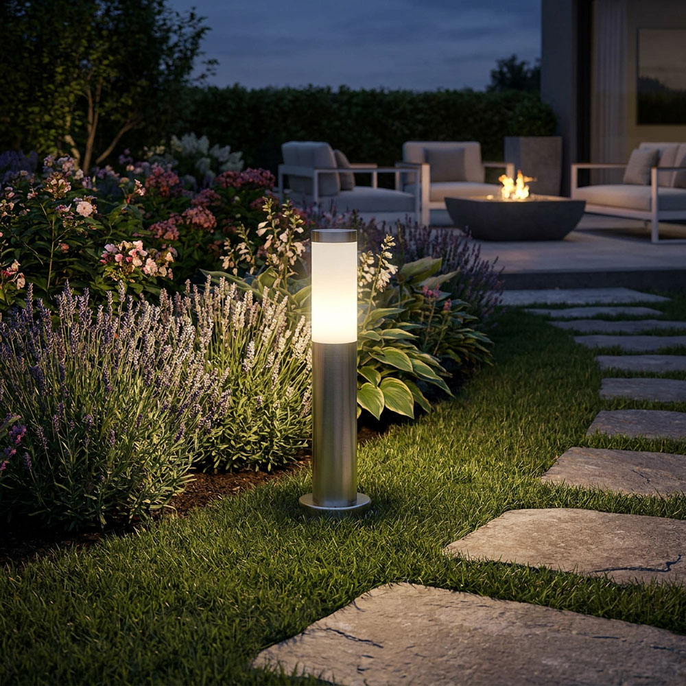 Solar-LED Kristall-Lichterkette 4er Set – Warmweiß, Glas, Edelstahl, Ø 6 X 9 Cm, 14 Cm Gesamthöhe – Automatisches Leuchten Bei Dunkelheit – Für Garten, Balkon & Terrasse Solar-LED Leuchten Set