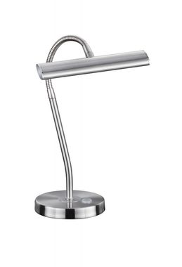 Schicke 4 Watt LED Tischleuchte in Nickel matt