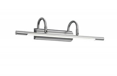 Moderne 8 Watt LED Wandleuchte in Nickel matt