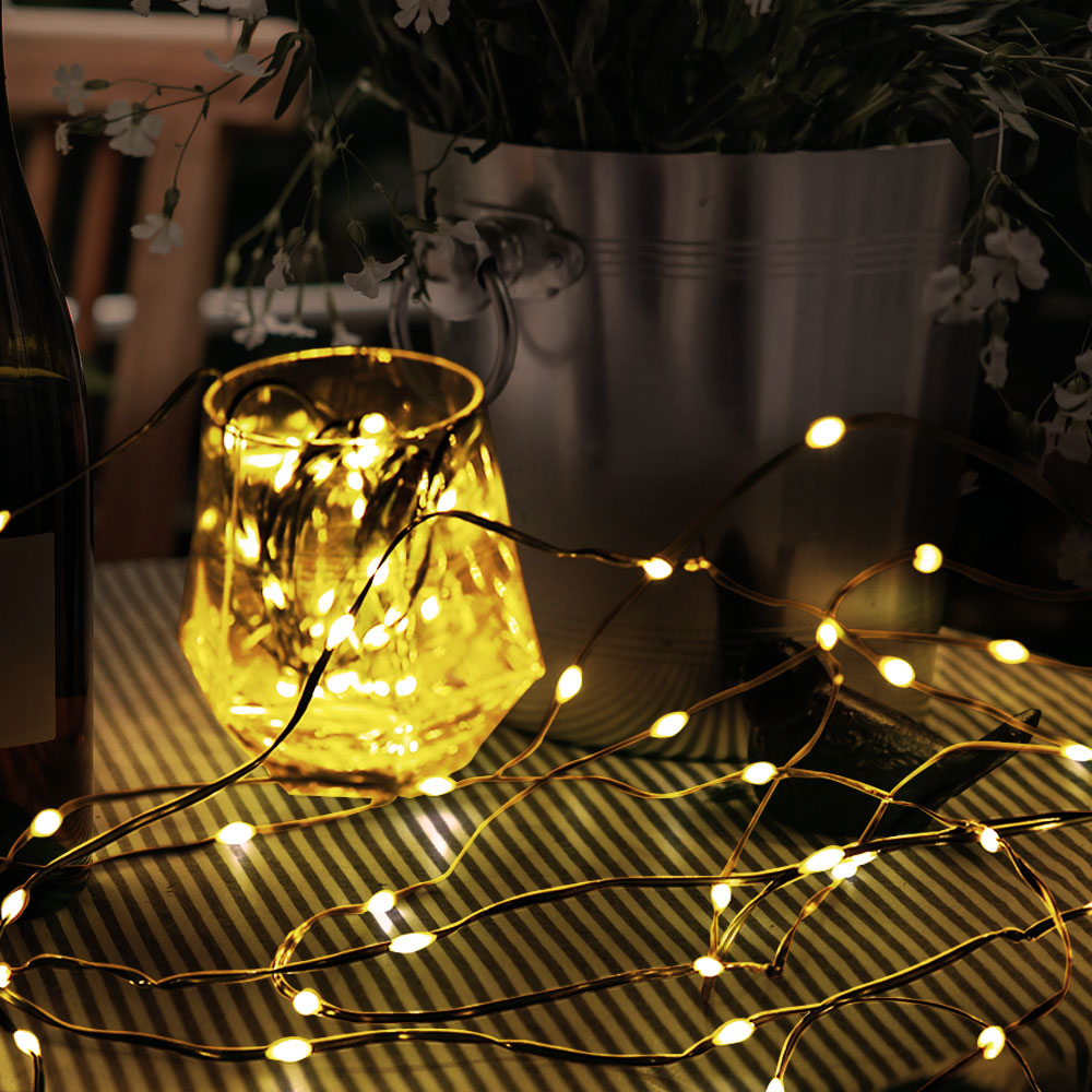 Lichterkette, Girlande, Band, 10x LED, L 148 cm