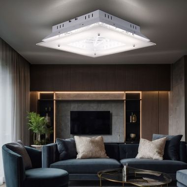 LED 16 Watt Deckenlampe aus Kristallglas für Ihre vier Wände