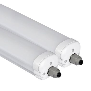 2x LED Wannenleuchten, 4320 Lumen, Kaltweiß, L 120 cm, VT-1249