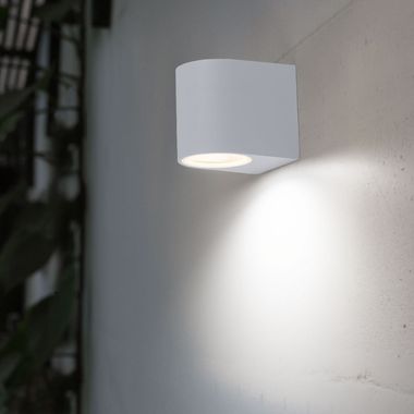 Faretto da parete ALU, altezza 9,2 cm VT-7651