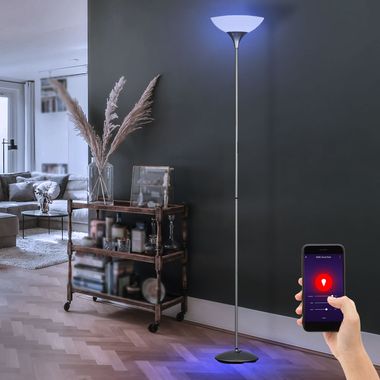 IOS Google Alexa RGB LED lampadaire App et commande vocale Smart home light