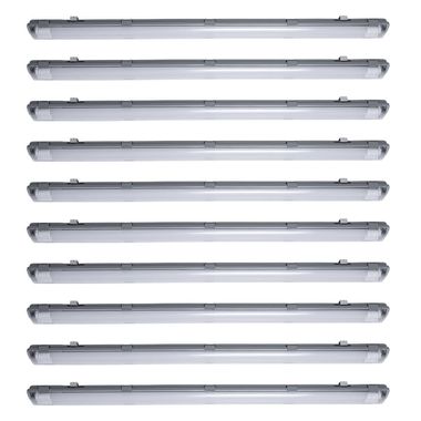 10er Set LED Wannenleuchten, neutralweiß L 156 cm, VT-15022