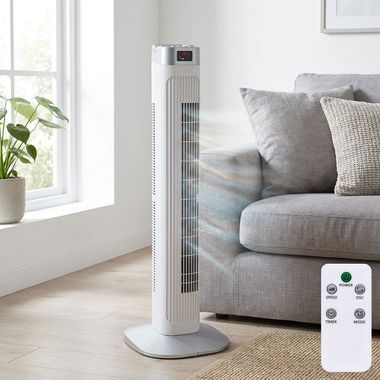 Torenventilator, afstandsbediening, oscillerend, H 94 cm VT-5536