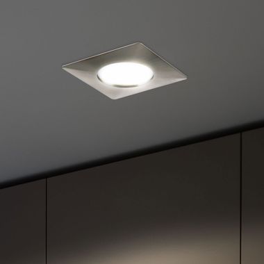 LED Decken-Einbaustrahler, nickel-matt, 10,2 cm, TINUS