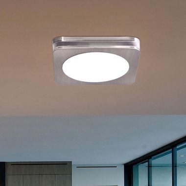 LED recessed spotlight, square, L 8.2 cm, TINUS