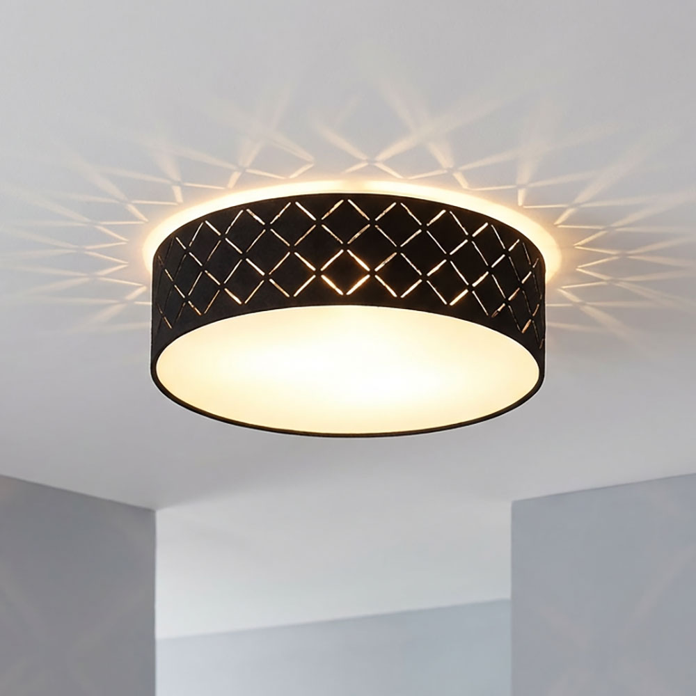LED Kreise Wohn Schlaf Zimmer Raum Beleuchtung Decken Lampen Leuchten schwarz LED Kreise Wohn Schlaf Zimmer Raum Beleuchtung Decken Lampen Leuchten schwarz