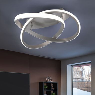 LED Deckenleuchte, Ring Design, dimmbar, 45 cm, COURSE