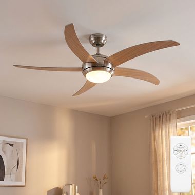 Deckenventilator, Fernbedienung, Timer 132 cm