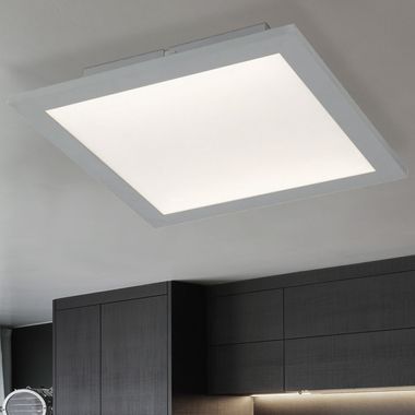 LED Deckenpanel, ALU, 1140 Lumen, warmweiß, L 30 cm, MARZO
