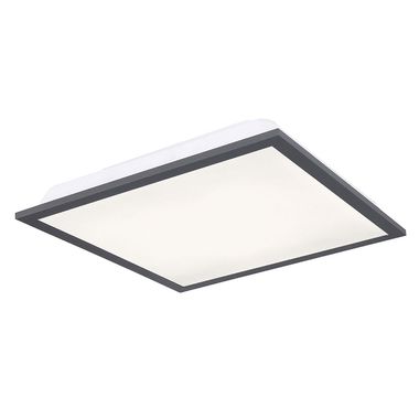Plafonnier LED, carré, blanc, aluminium, acrylique, 30 x 30 cm