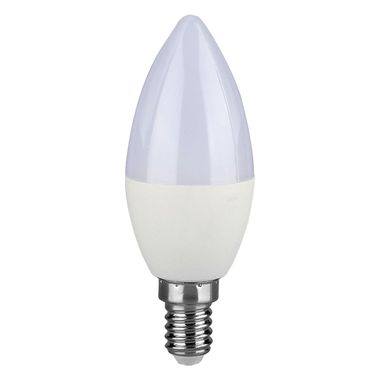 Lampadina LED E14 7 watt, 600 lumen, candela, bianco caldo, PxH 3,7x10 cm