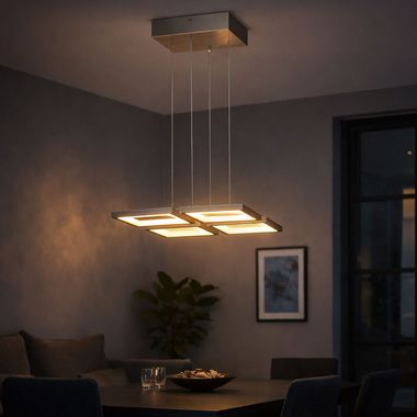 LED Hängeleuchte, Höhenverstellbar, dimmbar, L 43,8 cm