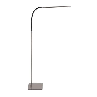 Lampadaire, métal, noir argenté, articulation mobile, L 20 cm
