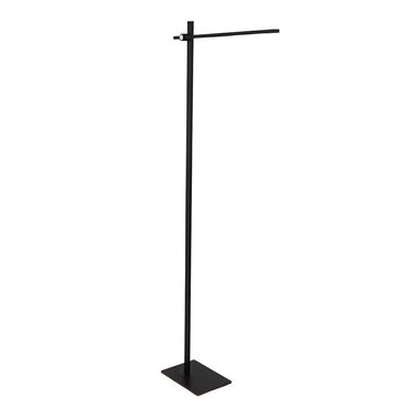 Lampadaire LED noir, dimmable, orientable, H 170 cm