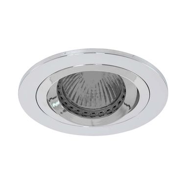 Einbaustrahler chrom, Spot schwenkbar, D 10 cm